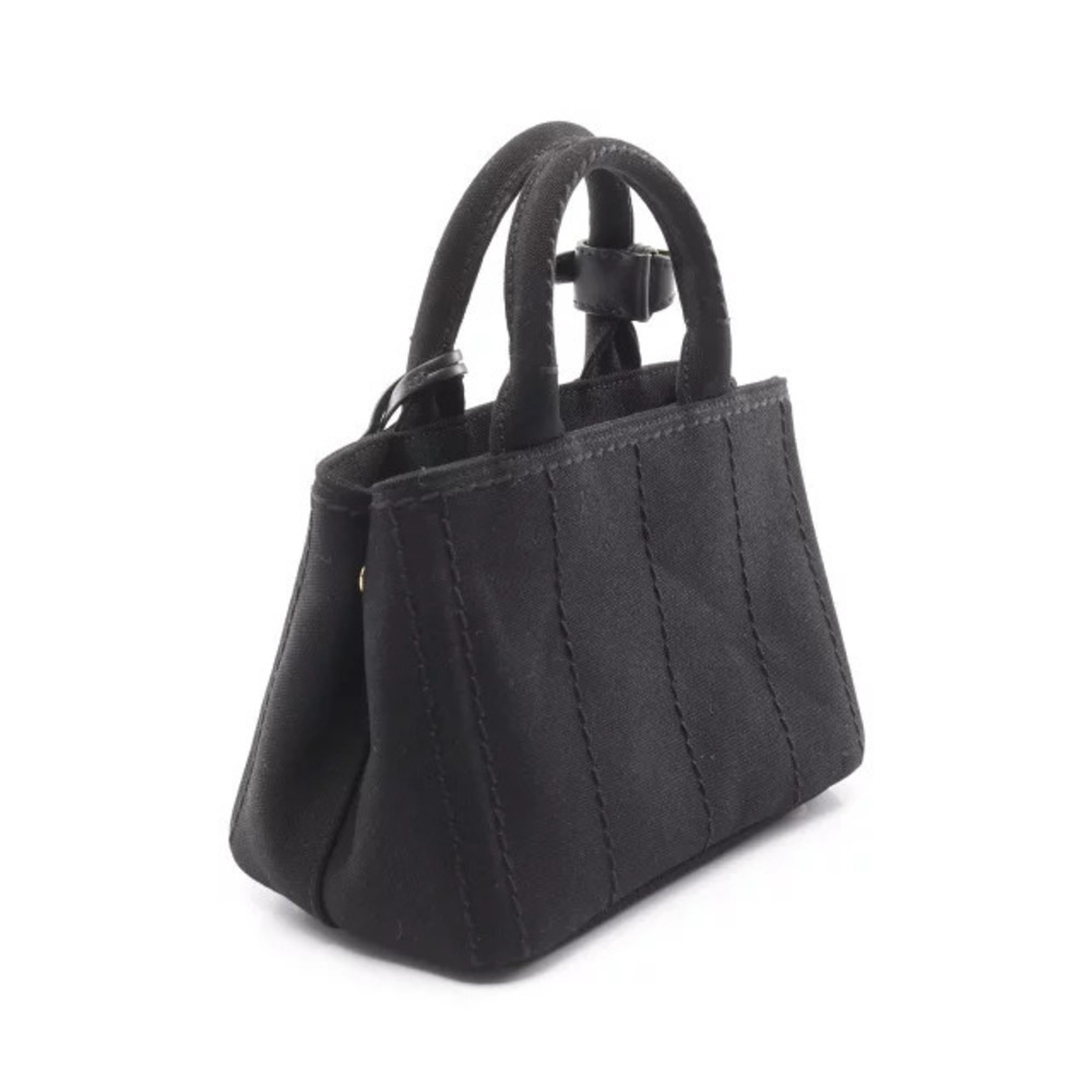 Prada Handbag Canvas Black